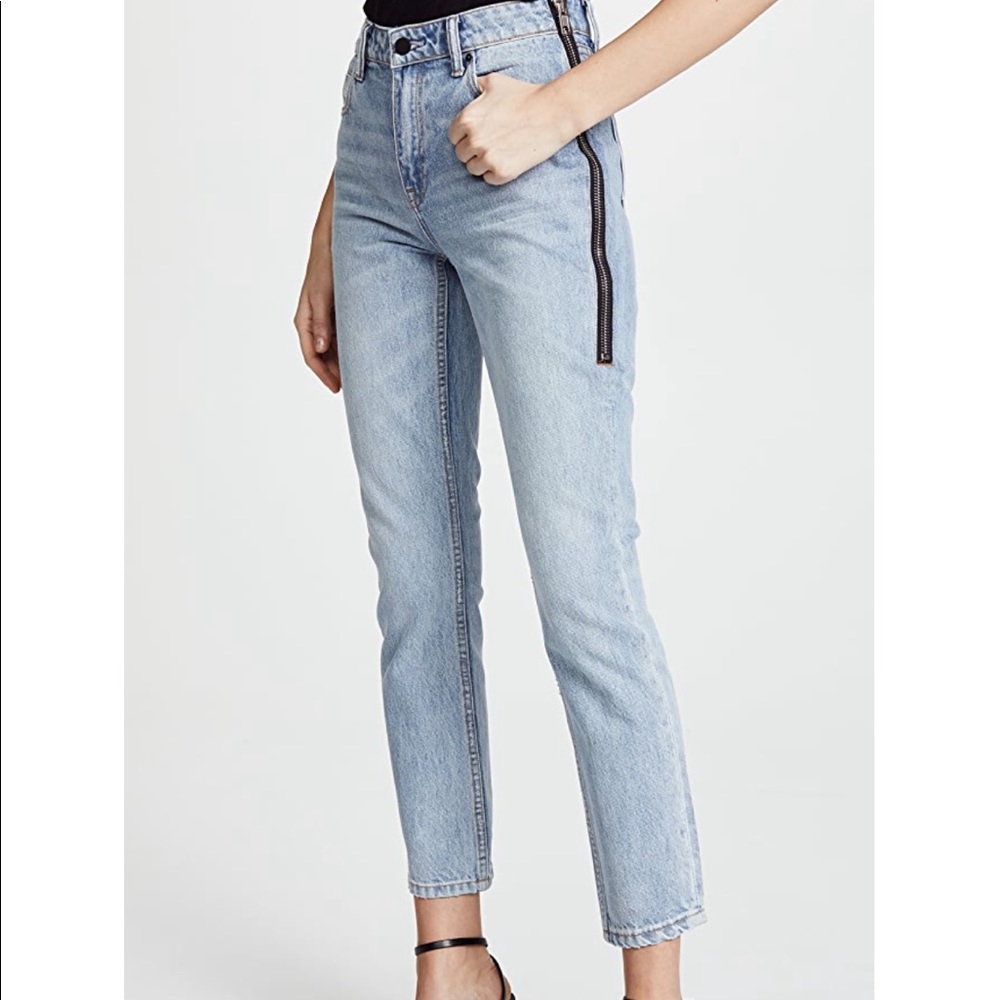 Alexander Wang side zipper jeans size 24